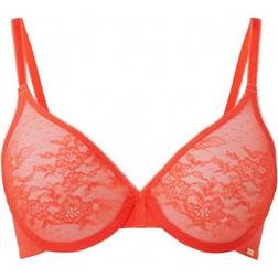 Gossard Glossies Lace Moulded Bra - Paprika