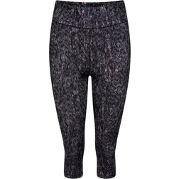 Dare 2b The Laura Whitmore Edit Influential 3/4 Length Leggings Women - Powder Pink Wave Print