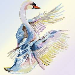 Diamond Dotz Diamond Dotz 51x51 cm Svane yndefuld landing