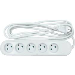 Nordic Quality Power 5-way socket w/dummyhole (D) Strømforsyning 80 Plus