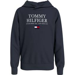 Tommy Hilfiger Organic Cotton Logo Hoody - Desert Sky (KB0KB07027)