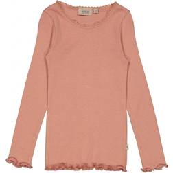 Wheat Rib Lace LS T-Shirt - Cameo Brown (0151f-007-3045)