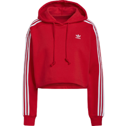 adidas Women's Originals Adicolor Classics Crop Hoodie - Vivid Red