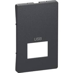 Schneider Electric Fuga afdækning til 1xUSB 1,5M koksgrå