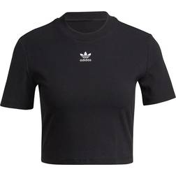 Adidas Women's Originals Adicolor Essentials Rib Crop Top - Black