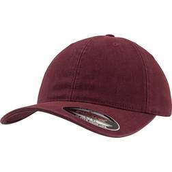 Flexfit 6997 Garment Washed Cotton Cap 2-pack Unisex - Maroon