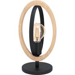 Eglo Basildon Træ/Sort Bordlampe 34.5cm