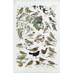 Koustrup & Co. Garden Birds Viskestykke Multifarve (70x48cm)