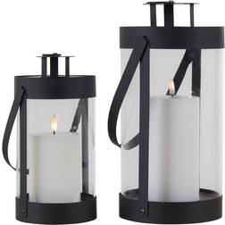 House Nordic Bondi Black Lantern 31.5cm 2pcs