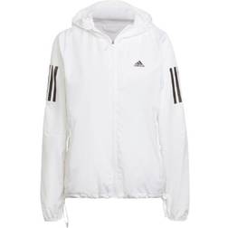 Adidas Own the Run Hooded Running Windbreaker Women - White