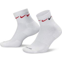 NIKE Everyday Plus Cushioned Training Ankle Socks 3-pack - Multi-Color