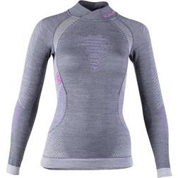 UYN Fusyon UW Long Sleeve Shirt Women - Anthracite/Purple/Pink