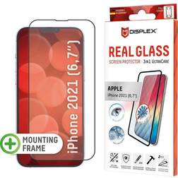 Displex 3 in 1 Real Glass Screen Protector for iPhone 13 Pro Max