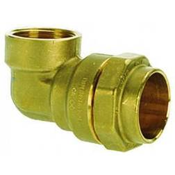 isiflo Isiflo 63 mm x 2" vinkel 90° med muffe, messing, PN16