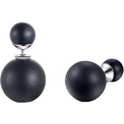 Everneed Karla Earrings - Silver/Black