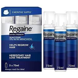 Regaine for Men Extra Strength Scalp Foam 5% W/W Minoxidil 2.5fl oz 3