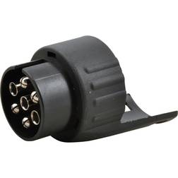 RawLink Mini adaptor 12 V, 7 polet stikdåse på bil og 13 polet stikprop trailer/campingvogn