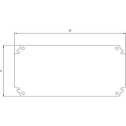 Eldon Monteringsplade 200x300