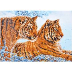 Diamond Dotz 71x51 cm Tigre i sne