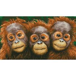 Diamond Dotz Diamond Dotz 47x27 cm Orangutanger