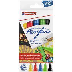 Edding 5100 Acrylic Marker Bullet Tip 2-3mm Line Assorted Basic