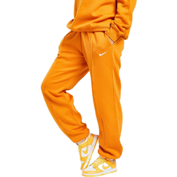 Nike Women's Trend Essential Fleece Pants - Light Curry/White