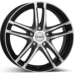 Dezent In Lega TZ Dark 7.5x18 5x108 ET 50.5 Black/Polished