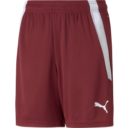 Puma Kid's TeamLIGA Shorts - Red/White (704931-09)