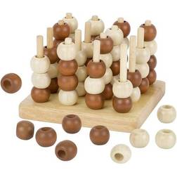 Goki HS058 TIC TAC TOE 3D 4 gewinnt Holz