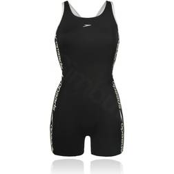 Speedo Girl's Swimsuit with Legs Superiority - Black