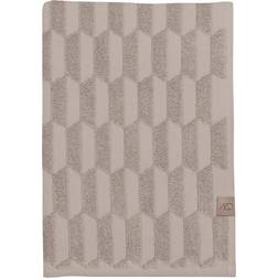 Mette Ditmer Geo 2-pack Gästehandtuch Beige (55x35cm)