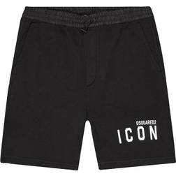 DSquared2 Icon Sweat Shorts - Black/White