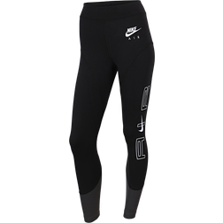 Nike Air High-Rise Leggings Women - Black/Dark Smoke Grey/White