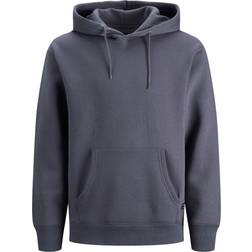 Jack & Jones Solid Hoodie - Blue/Grisaille