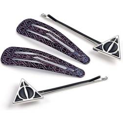 Harry Potter Deathly Hallows Hair Clip Set