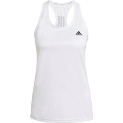 Adidas Designed to Move 3-Stripes Sport Tank Top Women - White/Black