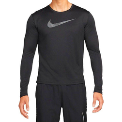 Nike Dri-FIT UV Run Division Miler Long-Sleeve Running Top Men - Black