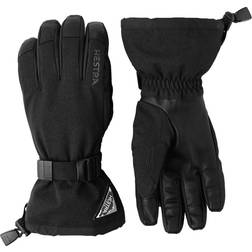 Hestra Powder Gauntlet 5-Finger Gloves - Black