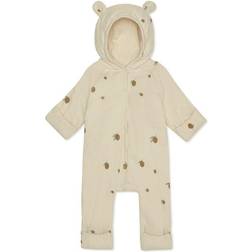 Konges Sløjd New Born Onesie with Hood - Lemon (KS2601)