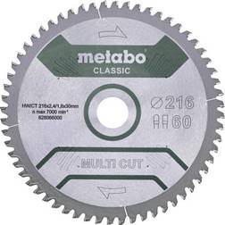 Metabo 4061792173552 628667000 Rundsavklinge multi cut, kvalitet classic, til semistationære rundsav