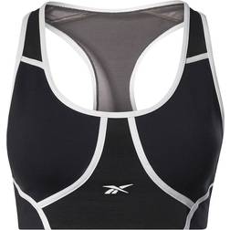 Reebok Lux Racer Colorblocked Padded Bra - Black