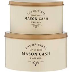 Mason Cash Heritage Biscuit Jar 2pcs