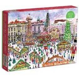Galison Michael Storrings Christmas Market 1000 Piece Puzzle