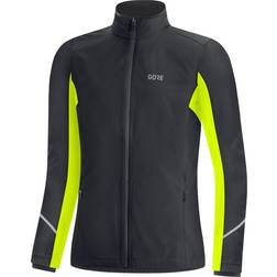 Gore R3 Gore-Tex Infinium Partial Jacket Men - Black/Neon Yellow