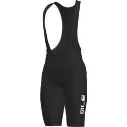 Ale Solid Winter Bib Shorts Men - Black