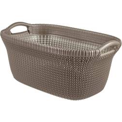 Curver Panier À Linge Knit 40 L Marron Métallique