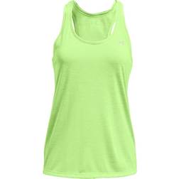 Under Armour Tech Twist Tank Top Women - Summer Lime/Metallic Silver