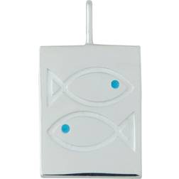 Design Letters Pisces Zodiac Charm - Silver
