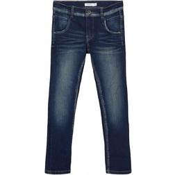 Name It Power Stretch Slim Fit Jeans - Blue/Dark Blue Denim (13180595)