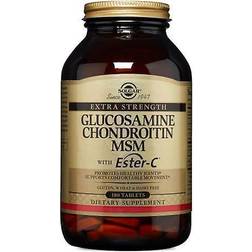 Solgar Extra Strength Glucosamine Chondroitin MSM with Ester-C 180 stk